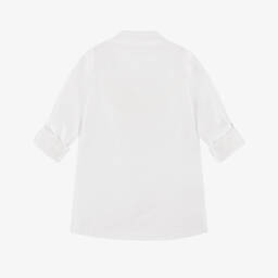 Mayoral Nukutavake-قميص قطني خفيف أبيض للأولاد | Childrensalon Outlet