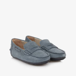Mayoral-Роскошные синие замшевые лоферы для мальчиков | Childrensalon Outlet