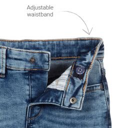 Mayoral-Boys Mid-Blue Denim Shorts | Childrensalon Outlet