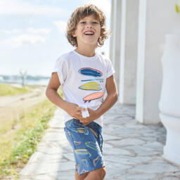 Mayoral-Морской хлопковый комплект для мальчиков | Childrensalon Outlet