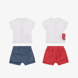 Mayoral Для новорожденных-Дуэт хлопковых шорт для мальчиков в морском стиле | Childrensalon Outlet