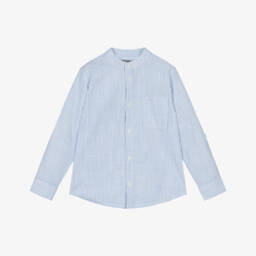 Mayoral-Boys Nautical Striped Cotton Top | Childrensalon Outlet