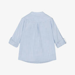 Mayoral-Boys Nautical Striped Cotton Top | Childrensalon Outlet