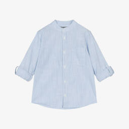 Mayoral-Boys Nautical Striped Cotton Top | Childrensalon Outlet