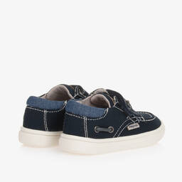 Mayoral-حذاء رياضي بشريط لاصق كانفاس لون كحلي للأولاد | Childrensalon Outlet