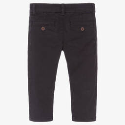 Mayoral-Синие хлопковые брюки чинос для мальчиков | Childrensalon Outlet