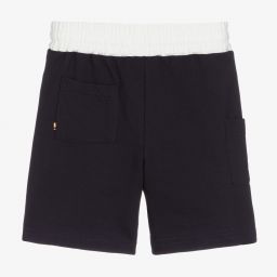 مايورال-شورت قطن جيرسي لون كحلي للأولاد | Childrensalon Outlet