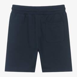 Mayoral-Boys Navy Blue Cotton Shorts | Childrensalon Outlet