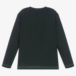 Mayoral-توب قطن جيرسي لون كحلي للأولاد | Childrensalon Outlet