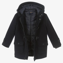 مايورال-معطف دافيل هودي لون كحلي للأولاد | Childrensalon Outlet