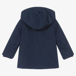 Mayoral-معطف هودي واقي من الرياح أطفال ولادي لون كحلي | Childrensalon Outlet