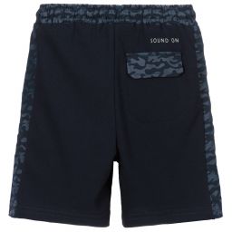 Mayoral-Boys Navy Blue Jersey Shorts | Childrensalon Outlet