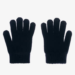 Mayoral-Синие вязаные перчатки для мальчиков | Childrensalon Outlet