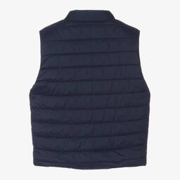 Mayoral-Boys Navy Blue Puffer Gilet | Childrensalon Outlet