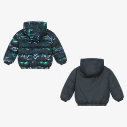 Mayoral-Двусторонний синий пуховик | Childrensalon Outlet