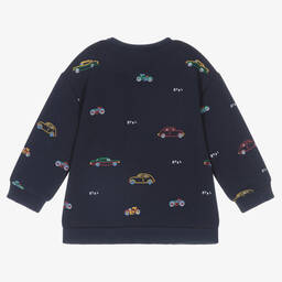 مايورال-سويتشيرت قطن جيرسي لون كحلي للأولاد | Childrensalon Outlet