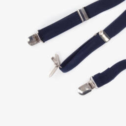 Mayoral-Boys Navy Braces & Tie Ensemble | Childrensalon Outlet