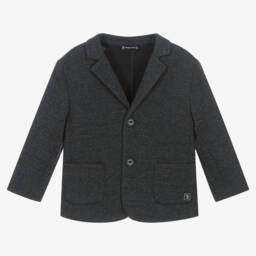 Mayoral-Boys Navy Jersey Jacket | Childrensalon Outlet