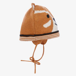 Mayoral-Оранжевая вязаная шапка Лисичка | Childrensalon Outlet