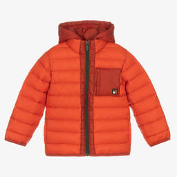 Mayoral-Boys Orange Puffer Jacket | Childrensalon Outlet
