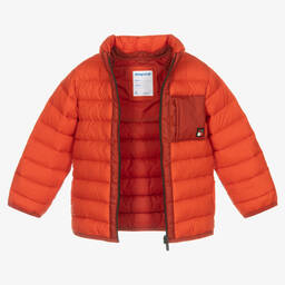 Mayoral-Boys Orange Puffer Jacket | Childrensalon Outlet