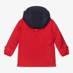 مايورال-معطف هودي أطفال ولادي لون أحمر | Childrensalon Outlet