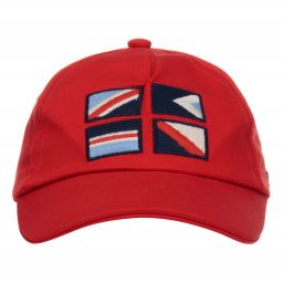 Mayoral-Boys Red Cotton Cap | Childrensalon Outlet