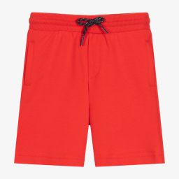 Mayoral Boys Red Cotton Shorts Childrensalon Outlet