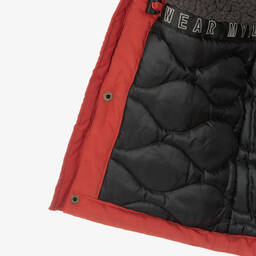 مايورال-Boys Red Hooded Parka | Childrensalon Outlet