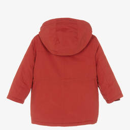 مايورال-Boys Red Hooded Parka | Childrensalon Outlet