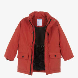 مايورال-Boys Red Hooded Parka | Childrensalon Outlet