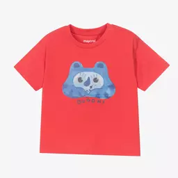 Mayoral-Boys Red Lenticular Print Cotton T-Shirt | Childrensalon Outlet