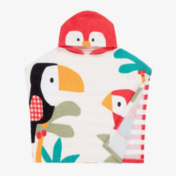 Mayoral Для новорожденных-Пончо из хлопка красное морское для мальчиков | Childrensalon Outlet