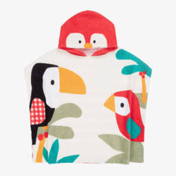 Mayoral Для новорожденных-Пончо из хлопка красное морское для мальчиков | Childrensalon Outlet