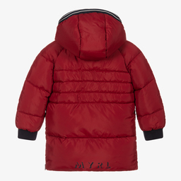 Mayoral-Boys Red Puffer Coat | Childrensalon Outlet