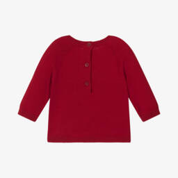 Mayoral Newborn-Boys Red Reindeer Knit Jumper | Childrensalon Outlet