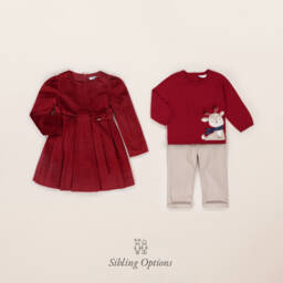 Mayoral Newborn-Boys Red Reindeer Knit Jumper | Childrensalon Outlet