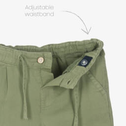 Mayoral-بنطلون كتان أخضر مريح للأولاد | Childrensalon Outlet