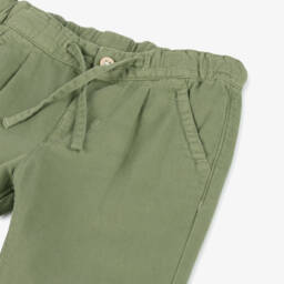 Mayoral-بنطلون كتان أخضر مريح للأولاد | Childrensalon Outlet