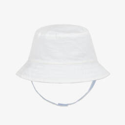 Mayoral Newborn-Boys Reversible Cotton Sky Hat | Childrensalon Outlet