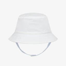 Mayoral Newborn-Boys Reversible Cotton Sky Hat | Childrensalon Outlet