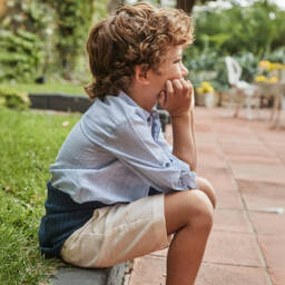 Mayoral-Бермуды из хлопка и льна для мальчиков | Childrensalon Outlet