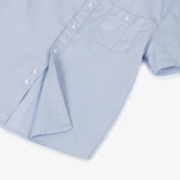 Mayoral-قميص جيوب قطني بلون السماء للأولاد | Childrensalon Outlet