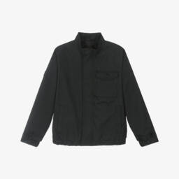 Mayoral Nukutavake-Boys Sleek Black Spring Jacket | Childrensalon Outlet