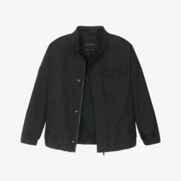 Mayoral Nukutavake-Boys Sleek Black Spring Jacket | Childrensalon Outlet