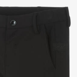 Mayoral-Boys Slim Black Jersey Trousers | Childrensalon Outlet