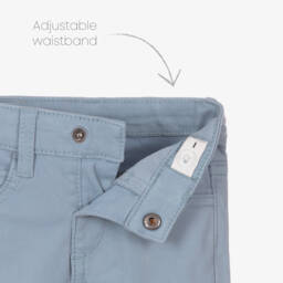 Mayoral-Boys Slim Fit Blue Trousers | Childrensalon Outlet