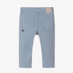 Mayoral-Boys Slim Fit Blue Trousers | Childrensalon Outlet