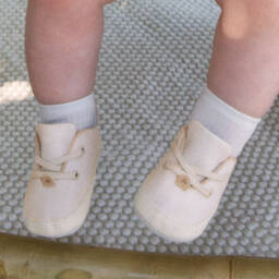 Mayoral Newborn-Boys' Soft Beige Canvas Espadrilles | Childrensalon Outlet