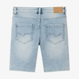 Mayoral Nukutavake-شورت دنيم أزرق ناعم للأولاد | Childrensalon Outlet